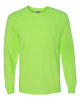 Jerzees 29L Adult DRI-POWER ACTIVE Long-Sleeve T-Shirt #color_NEON GREEN
