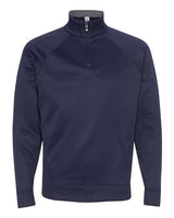 Jerzees PF95MR Adult 6 oz. DRI-POWER SPORT Quarter-Zip Cadet Collar Sweatshirt #color_J NAVY