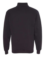 Bayside BA920 Unisex 9.5 oz., 80/20 Quarter-Zip Pullover Sweatshirt #color_BLACK