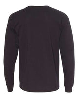 Bayside BA5060 Adult Long-Sleeve T-Shirt #color_BLACK