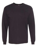 Bayside BA5060 Adult Long-Sleeve T-Shirt #color_BLACK