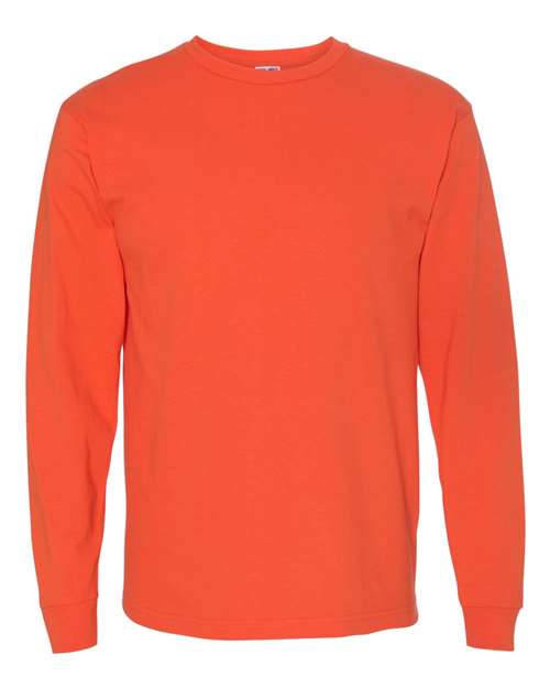 Bayside BA5060 Adult Long-Sleeve T-Shirt #color_BRIGHT ORANGE
