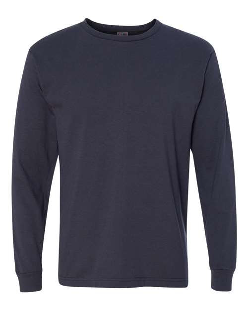 Bayside BA5060 Adult Long-Sleeve T-Shirt #color_LIGHT NAVY