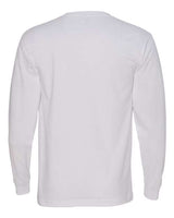 Bayside BA5060 Adult Long-Sleeve T-Shirt #color_WHITE