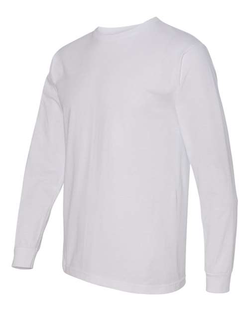 Bayside BA5060 Adult Long-Sleeve T-Shirt #color_WHITE