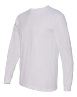 Bayside BA5060 Adult Long-Sleeve T-Shirt #color_WHITE