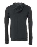 Bella + Canvas 3739 Unisex Poly-Cotton Fleece Full-Zip Hooded Sweatshirt #color_DARK GREY