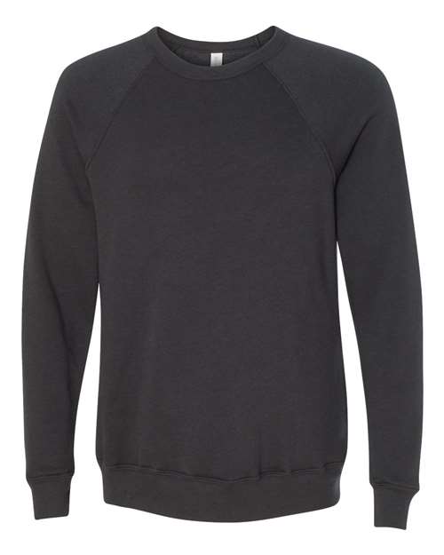 Bella + Canvas 3901 Unisex Sponge Fleece Crewneck Sweatshirt #color_DARK GREY