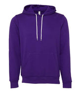 Bella + Canvas 3719 Unisex Sponge Fleece Pullover Hooded Sweatshirt #color_TEAM PURPLE
