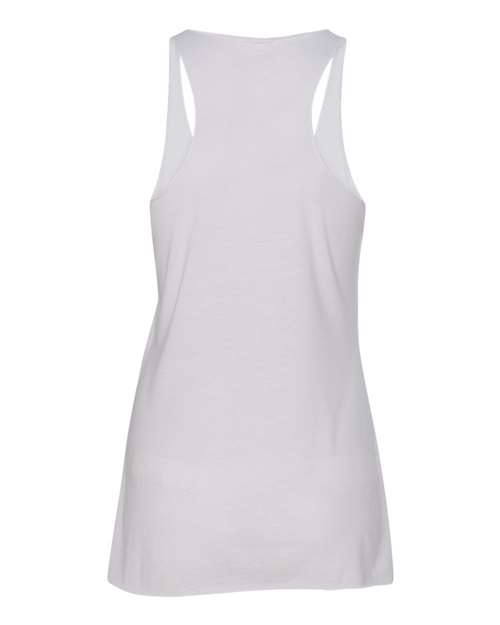 Bella + Canvas 8430 Ladies' Triblend Racerback Tank #color_SOLID WHT TRBLND