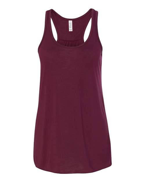 Bella + Canvas B8800 Ladies' Flowy Racerback Tank #color_MAROON