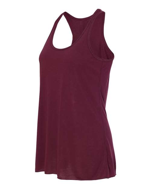 Bella + Canvas B8800 Ladies' Flowy Racerback Tank #color_MAROON