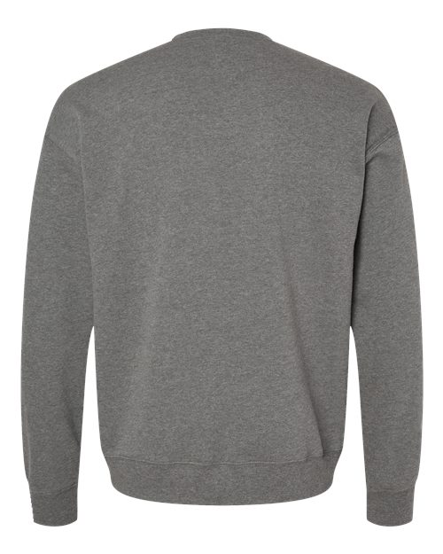 Bella + Canvas 3945 Unisex Drop Shoulder Fleece #color_DEEP HEATHER