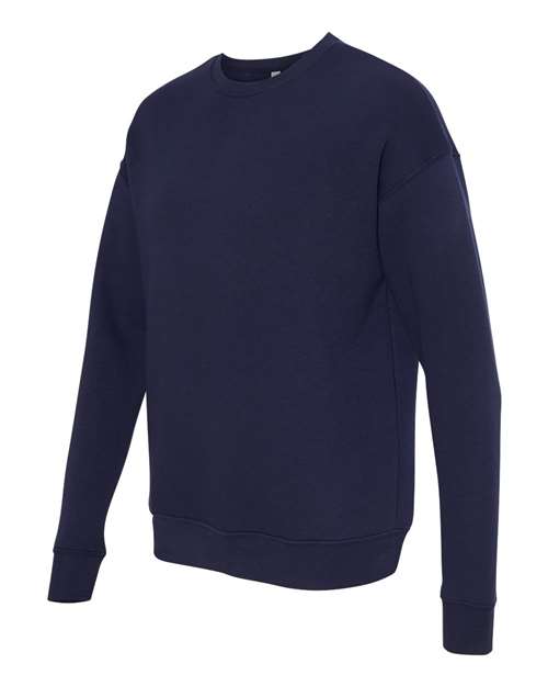 Bella + Canvas 3945 Unisex Drop Shoulder Fleece #color_NAVY