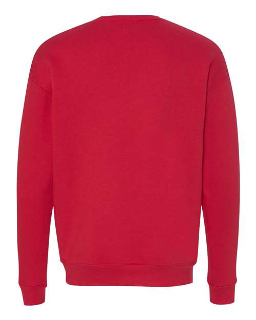 Bella + Canvas 3945 Unisex Drop Shoulder Fleece #color_RED