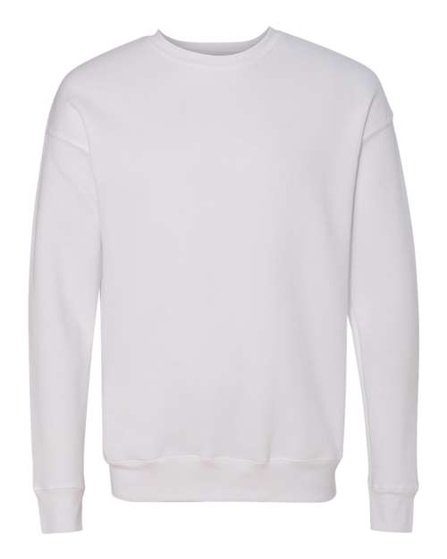 Bella + Canvas 3945 Unisex Drop Shoulder Fleece #color_WHITE