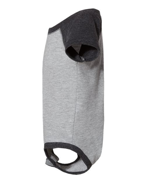 Rabbit Skins RS4430 Infant Baseball Bodysuit #color_VN HTH/ VN SMOKE