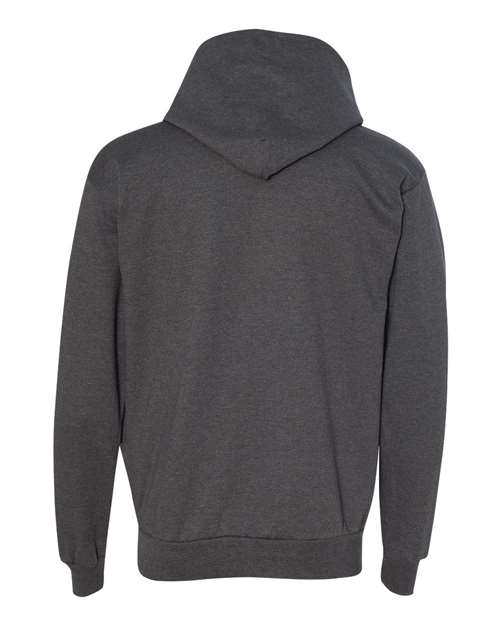 Hanes P170 Unisex Ecosmart 50/50 Pullover Hooded Sweatshirt #color_CHARCOAL HEATHER