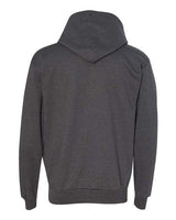 Hanes P170 Unisex Ecosmart 50/50 Pullover Hooded Sweatshirt #color_CHARCOAL HEATHER