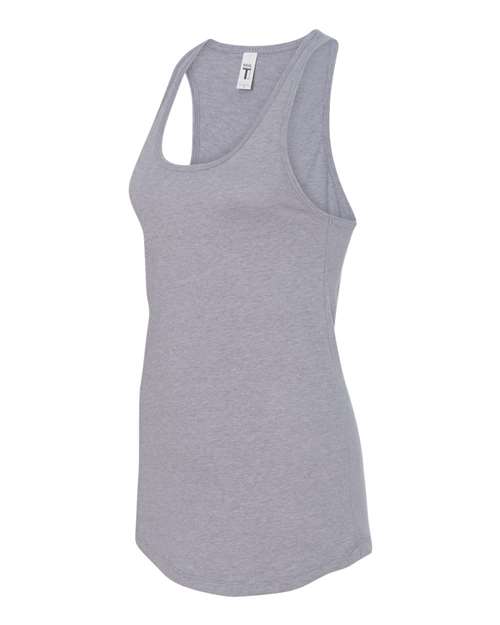 Next Level N1533 Ladies' Ideal Racerback Tank #color_HEATHER GRAY