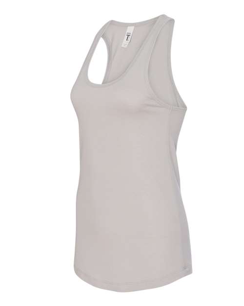 Next Level N1533 Ladies' Ideal Racerback Tank #color_SILVER