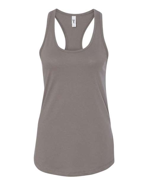 Next Level N1533 Ladies' Ideal Racerback Tank #color_WARM GRAY