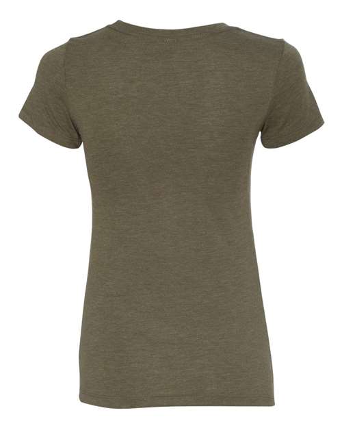 Next Level 6710 Ladies' Triblend Crew #color_MILITARY GREEN
