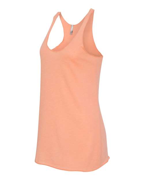 Next Level 6733 Ladies' Triblend Racerback Tank #color_VIN LIGHT ORANG