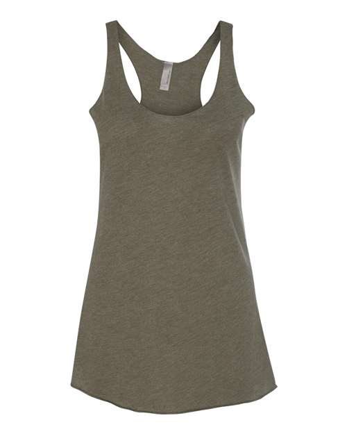 Next Level 6733 Ladies' Triblend Racerback Tank #color_MILITARY GREEN