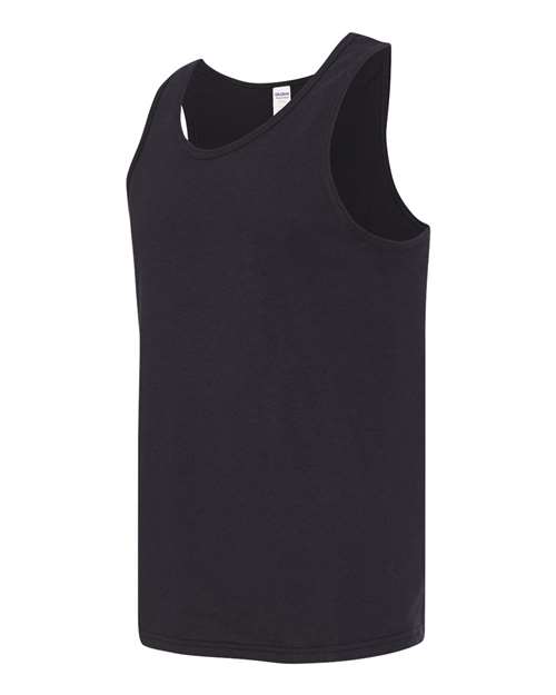 Gildan G520 Adult Heavy Cotton Tank #color_BLACK
