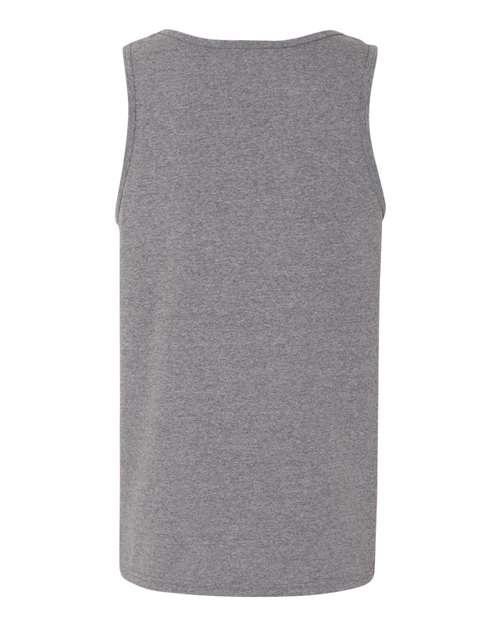 Gildan G520 Adult Heavy Cotton Tank #color_GRAPHITE HEATHER