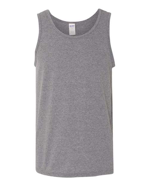 Gildan G520 Adult Heavy Cotton Tank #color_GRAPHITE HEATHER