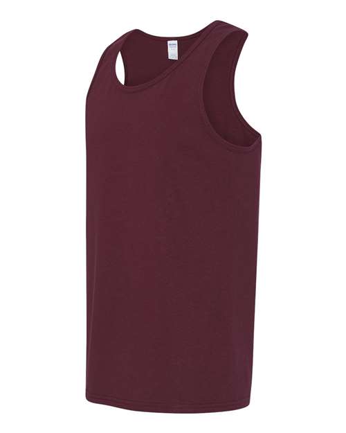 Gildan G520 Adult Heavy Cotton Tank #color_MAROON