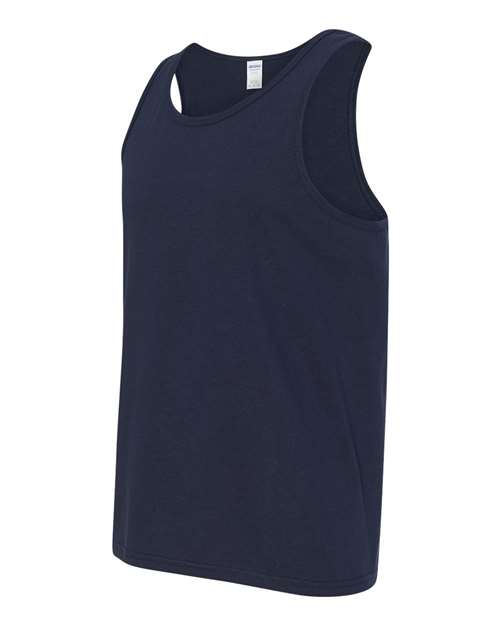 Gildan G520 Adult Heavy Cotton Tank #color_NAVY