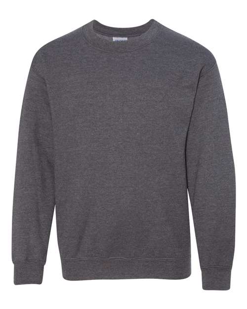 Gildan G180B Youth Heavy Blend 50/50 Fleece Crew #color_DARK HEATHER