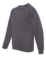 Gildan G180B Youth Heavy Blend 50/50 Fleece Crew #color_DARK HEATHER