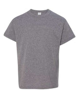 Gildan G500B Youth Heavy Cotton T-Shirt #color_GRAPHITE HEATHER