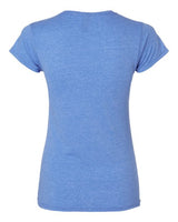 Gildan G640L Ladies' Softstyle 4.5 oz Fitted T-Shirt #color_HEATHER ROYAL