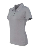 Sierra Pacific 5469 Women's Moisture Free Mesh Polo #color_Heathered Grey