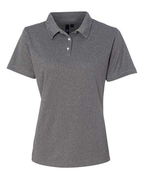 Sierra Pacific 5469 Women's Moisture Free Mesh Polo #color_Heathered Steel