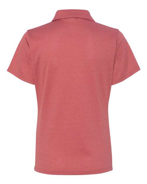 Sierra Pacific 5469 Women's Moisture Free Mesh Polo #color_Heathered Red