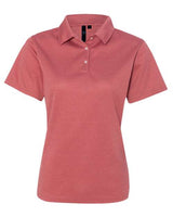 Sierra Pacific 5469 Women's Moisture Free Mesh Polo #color_Heathered Red