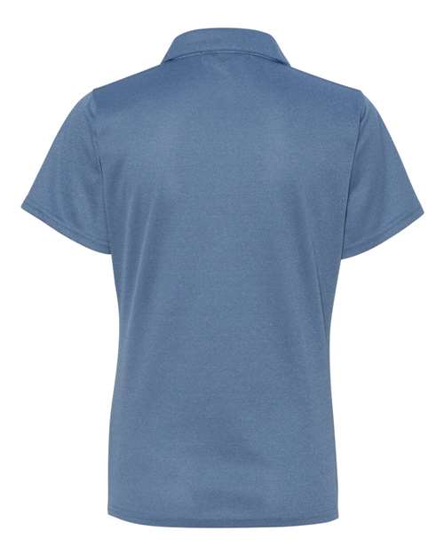 Sierra Pacific 5469 Women's Moisture Free Mesh Polo #color_Heathered Blue