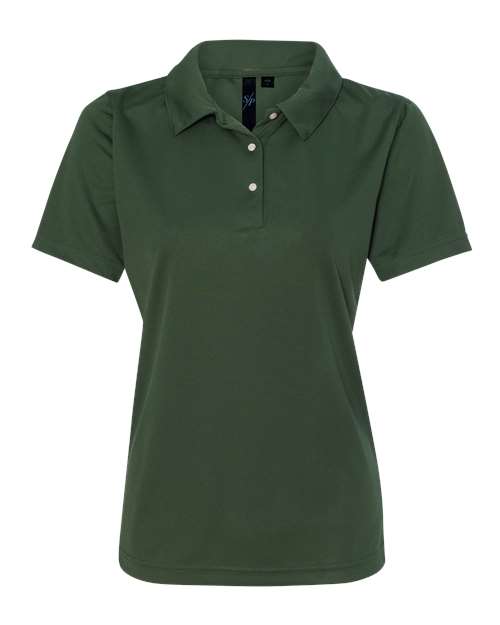 Sierra Pacific 5469 Women's Moisture Free Mesh Polo #color_Forest Green