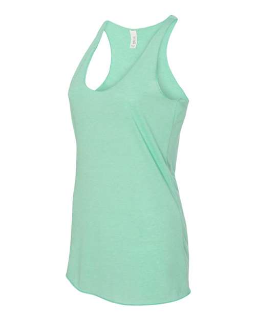 Bella + Canvas 8430 Ladies' Triblend Racerback Tank #color_MINT TRIBLEND