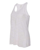Bella + Canvas B8800 Ladies' Flowy Racerback Tank #color_WHITE SLUB