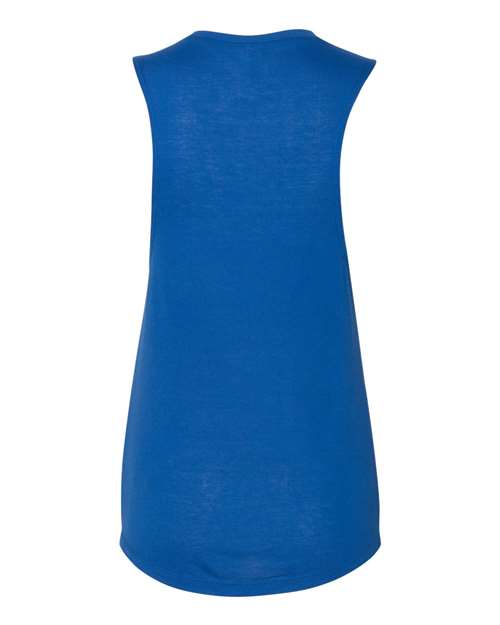Bella + Canvas B8803 Ladies' Flowy Scoop Muscle Tank #color_TRUE ROYAL