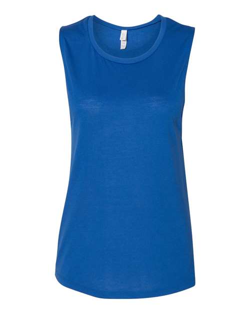 Bella + Canvas B8803 Ladies' Flowy Scoop Muscle Tank #color_TRUE ROYAL