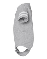 Rabbit Skins 4437 Infant Football Bodysuit #color_VN HTHR/ BLD WHT