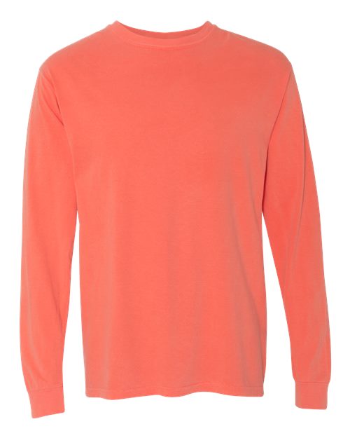 Comfort Colors C6014 Adult Heavyweight Long-Sleeve T-Shirt #color_BRIGHT SALMON